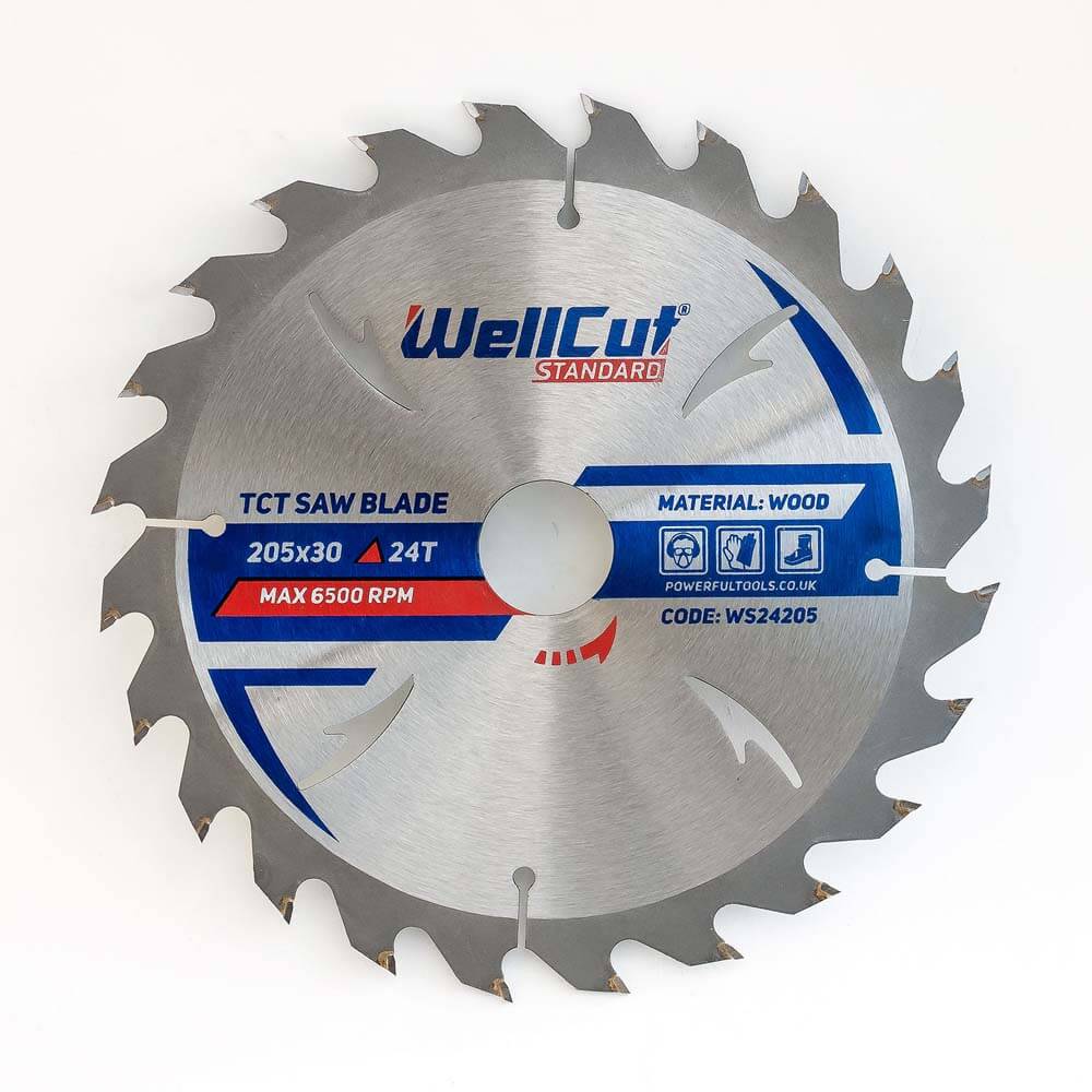 Пиляльний диск WellCut 205x30 мм, 24Т